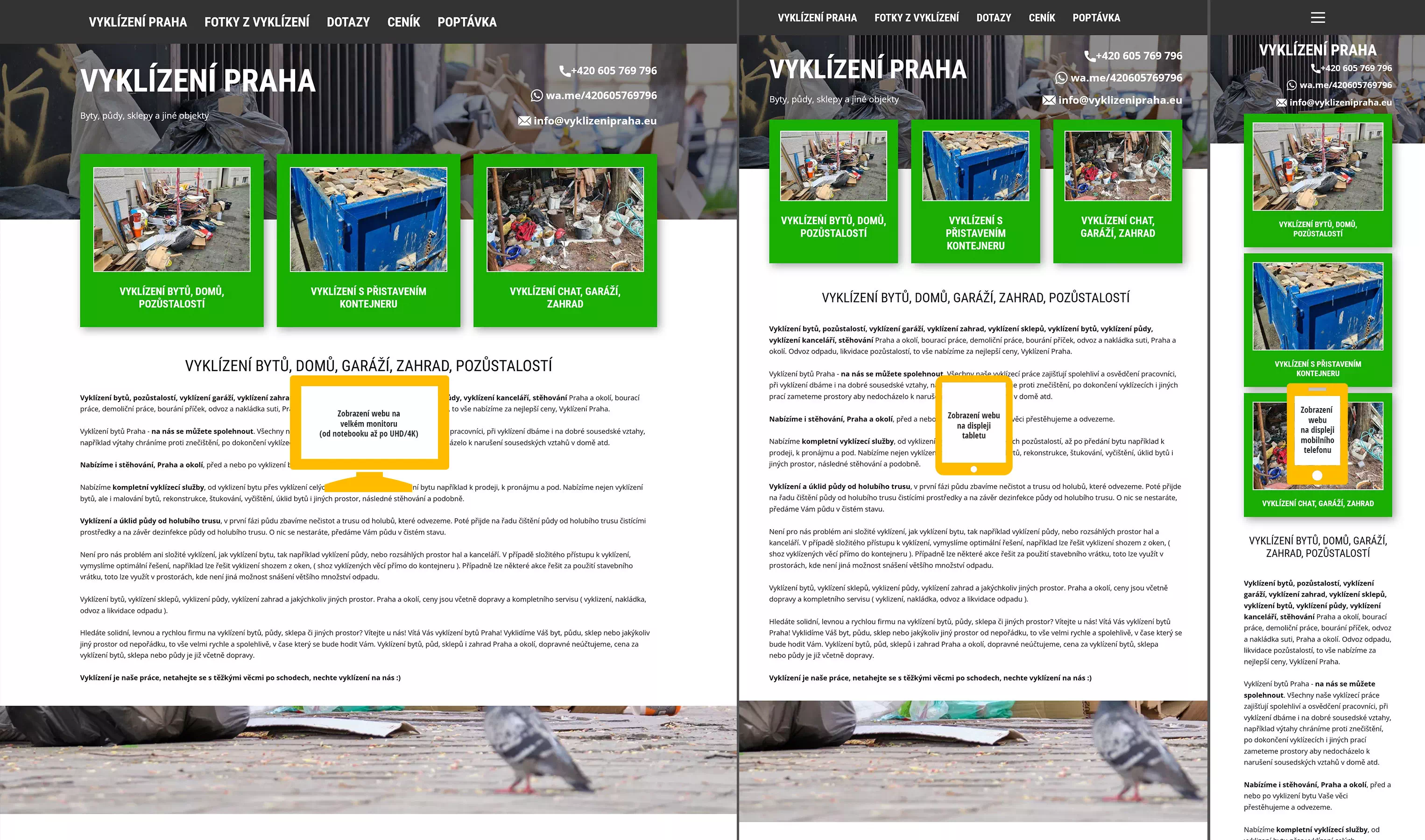 ukázka webu